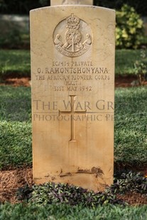 BEIRUT WAR CEMETERY - RAMONTSHONYANA, O